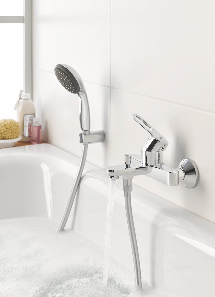 GROHE QuickFix Vitalio Start 100 rokas duša, 2 plūsmas, hroms, 27946000 цена и информация | Aksesuāri jaucējkrāniem un dušai | 220.lv