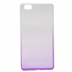 Aizmugurējais aizsargapvalks Mocco Gradient Back Case Silicone Case With gradient Color priekš Samsung J327 Galaxy J3 (2017), Caurspīdīgs/Violets cena un informācija | Telefonu vāciņi, maciņi | 220.lv