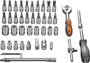Instrumentu komplekts, 46 gab. цена и информация | Механические инструменты | 220.lv