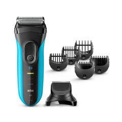 Бритва Braun с триммером Series 3 Shave & Style 3010BT, беспроводная, время зарядки 1 час, время работы 45 мин, влажное использование, NiMH, номер цена и информация | Электробритвы | 220.lv