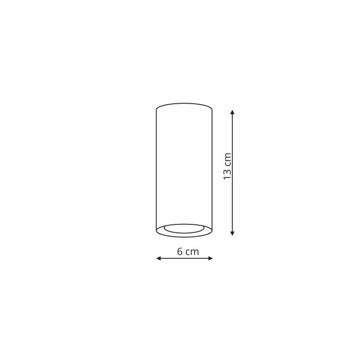 Light Prestige gaismeklis Manacor 13 cm white цена и информация | Griestu lampas | 220.lv