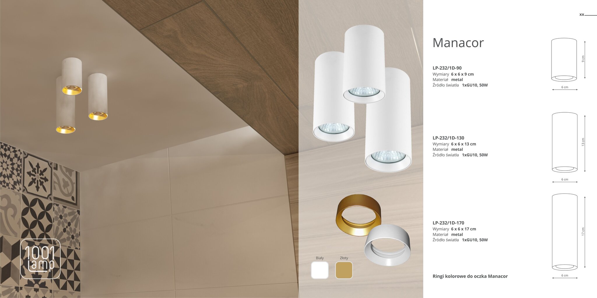 Light Prestige gaismeklis Manacor 13 cm black цена и информация | Griestu lampas | 220.lv