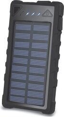 Forever STB-300 Solar Power Bank 8000mAh Universal Charger for devices 5V 1A + 1A + Micro USB Cable Black cena un informācija | Lādētāji-akumulatori (Power bank) | 220.lv