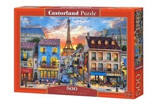 Пазл Castorland Streets of Paris, 500 шт. цена и информация | Пазлы | 220.lv