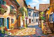 Puzle Puzzle Castorland Rue de Village, 1000 det. цена и информация | Puzles, 3D puzles | 220.lv