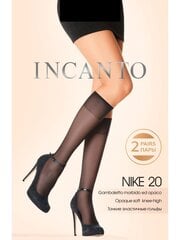 Женские чулки Incanto 20 Nike (2 шт.), чёрного цвета цена и информация | Женские носки | 220.lv
