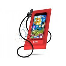 SBS Water case for Smartphone till 5,5 inch, IPX6 certification, neck lace included, Red color cena un informācija | Telefonu vāciņi, maciņi | 220.lv