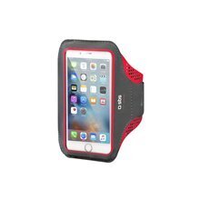 SBS Universal Arm band FIT BAND for Smartphone,size XL, Red color cena un informācija | Telefonu vāciņi, maciņi | 220.lv