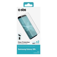 SBS ekrāna aizsargstikls priekš Samsung Galaxy S8+ cena un informācija | Ekrāna aizsargstikli | 220.lv