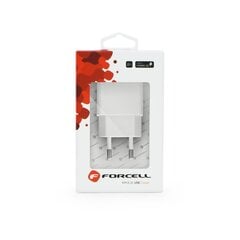 Forcell Pulse Quick Charge 3.0 Premium Сетевое зарядное устройство USB 2A Белое цена и информация | Зарядные устройства для телефонов | 220.lv