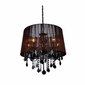 Lampa Light Prestige Mona 5 black cena un informācija | Lustras | 220.lv