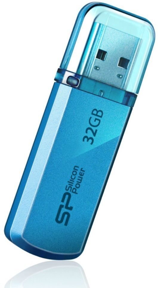 Silicon Power zibatmiņa 32GB Helios 101, zila цена и информация | USB Atmiņas kartes | 220.lv