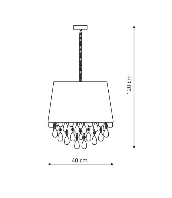 Lampa Light Prestige Vigo black цена и информация | Piekaramās lampas | 220.lv