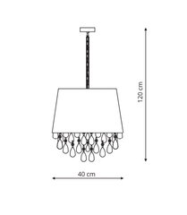 Лампа Light Prestige Vigo white цена и информация | Настенный/подвесной светильник Eye Spot 11 BL, чёрный | 220.lv