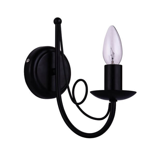 Lampa Light Prestige Perła black cena un informācija | Sienas lampas | 220.lv