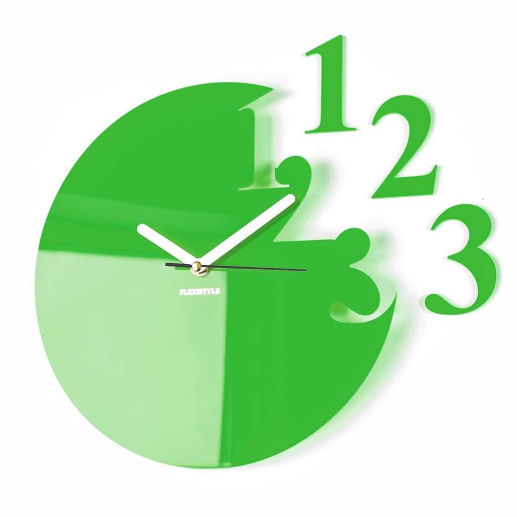 Sienas pulkstenis, gaiši zaļš cena un informācija | Pulksteņi | 220.lv