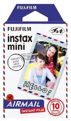 Фотобумага для моментальной печати Fujifilm Instax Mini 1x10 Airmail цена и информация | Прочие аксессуары для фотокамер | 220.lv