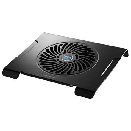 Cooler master notebook dzesētājs "Notepal CMC3" for up to 15" nb, 1x200 mm fan, black cena un informācija | Portatīvo datoru dzesēšanas paliktņi un citi piederumi | 220.lv