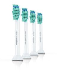 Насадки для зубной щётки ProResults Standard Philips, 4 шт., HX6014/07 цена и информация | Насадки для электрических зубных щеток | 220.lv