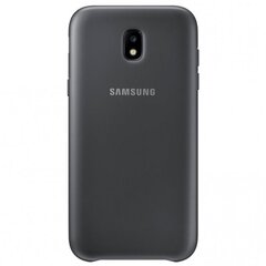 Samsung EF-PJ530CBEG Oriģināls Dual layer īpaši plāns aizmugures maks-apvalks priekš J530 Galaxy J5 (2017) Melns cena un informācija | Telefonu vāciņi, maciņi | 220.lv