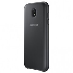 Samsung EF-PJ530CBEG Оригинальный Dual layer супер тонкий чехол-крышка для J530 Galaxy J5 (2017) Черный цена и информация | Чехлы для телефонов | 220.lv