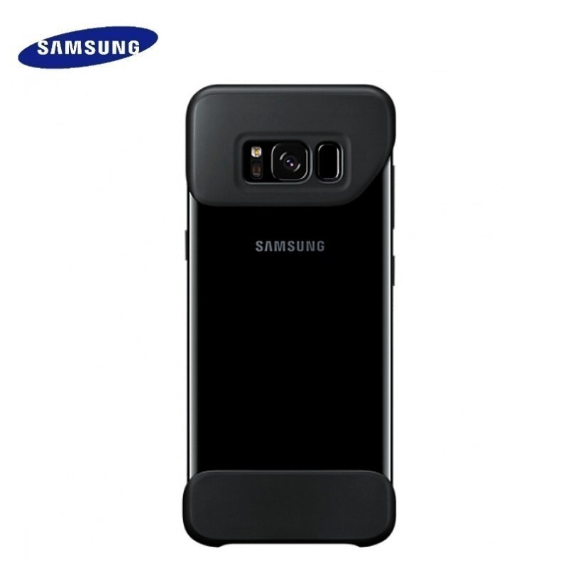 Aizmugurējais aizsargapvalks Samsung EF-MG955CBE Original Cover Case priekš Samsung G955 Galaxy S8 Plus / S8+, Melns cena un informācija | Telefonu vāciņi, maciņi | 220.lv