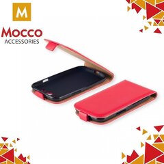 Вертикально открывающийся чехол Mocco Kabura Rubber Case для Huawei P8 Lite (2017), Красный цена и информация | Чехлы для телефонов | 220.lv