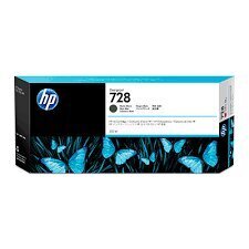 HP 728 300 ml DesignJet kasetne, melna цена и информация | Tintes kārtridži | 220.lv