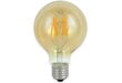LED spuldze E27 4W G80 Filament Retro Amber - silti balta cena un informācija | Spuldzes | 220.lv