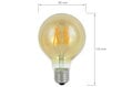 LED spuldze E27 4W G80 Filament Retro Amber - silti balta cena un informācija | Spuldzes | 220.lv