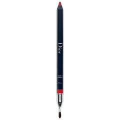 Lūpu kontūras zīmulis Dior Contour Lip Liner Pencil, 1.2g, 999 Rouge Dior цена и информация | Помады, бальзамы, блеск для губ | 220.lv