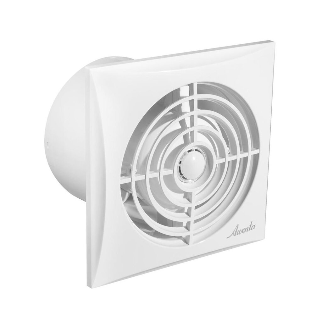 Izplūdes ventilators Awenta, Ring WWR 100T 100 mm, balts цена и информация | Ventilatori vannas istabai | 220.lv