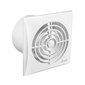 Izplūdes ventilators Awenta, Ring WWR 100T 100 mm, balts cena un informācija | Ventilatori vannas istabai | 220.lv