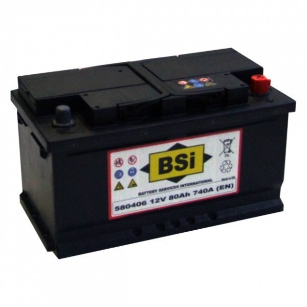 BSI 80Ah 740A цена и информация | Akumulatori | 220.lv