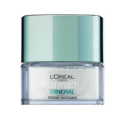 L'Oréal Paris True Match Minerals caurspīdīgs birstošais minerālpūderis. cena un informācija | Grima bāzes, tonālie krēmi, pūderi | 220.lv