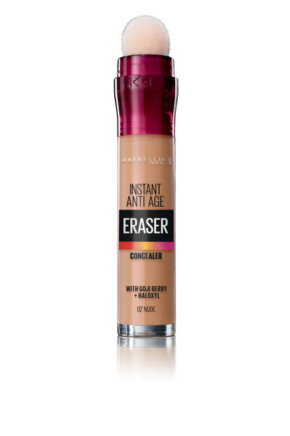 Maybelline Instant Anti-Age Eraser konsīleris 2 Nude cena un informācija | Grima bāzes, tonālie krēmi, pūderi | 220.lv