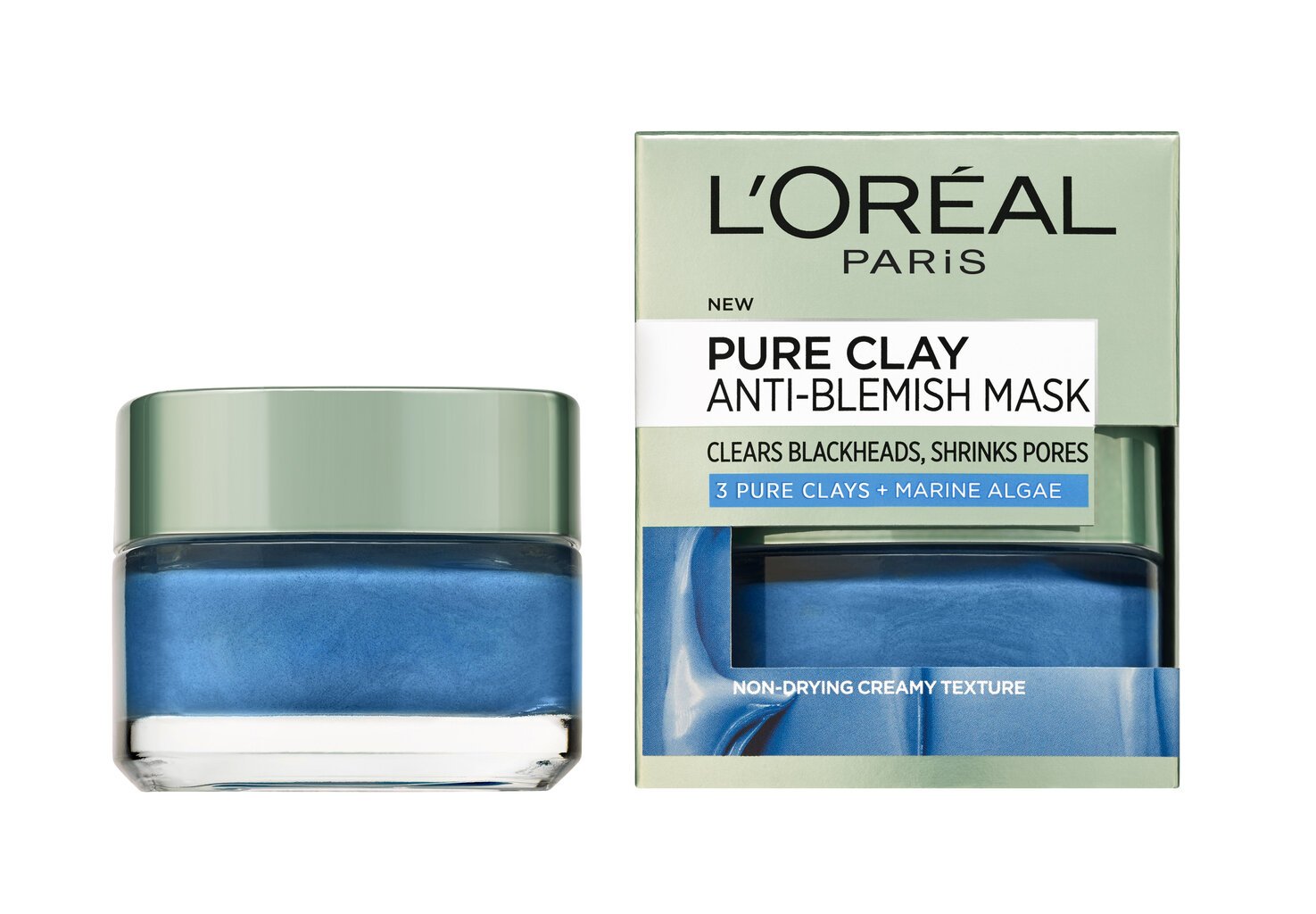 L'Oréal Paris PURE CLAY MASKA PRET ĀDAS NEPILNĪBĀM cena un informācija | Sejas maskas, acu maskas | 220.lv