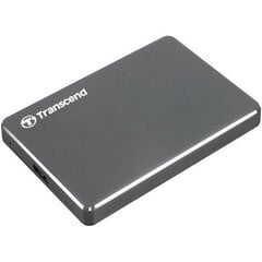 Ārējais cietais disks TRANSCEND STOREJET 25C3, 1TB, metala krāsas цена и информация | Жёсткие диски | 220.lv