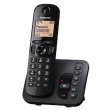 Panasonic KX-TGC220FXB, Melns цена и информация | Stacionārie telefoni | 220.lv