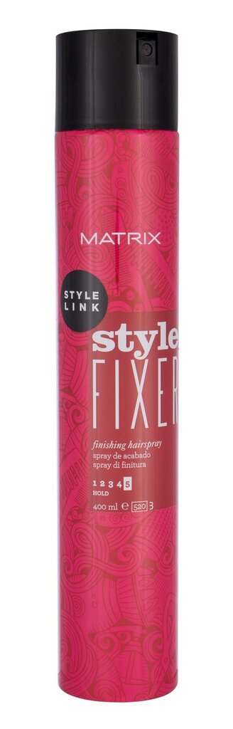 Matu veidošanas līdzeklis Matrix Hairspray strong fixation with Link Style (Style Fixer Finishing Hairspray) 400 ml цена и информация | Matu veidošanas līdzekļi | 220.lv