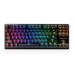 Клавиатура механическая Modecom LanParty RGB Outemu Brown, с цветной подсветкой, чёрная цена и информация | Клавиатуры | 220.lv