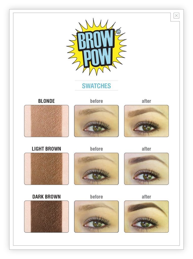 Uzacu krāsa TheBalm Brow Pow 0,85 g Blonde цена и информация | Uzacu krāsas, zīmuļi | 220.lv