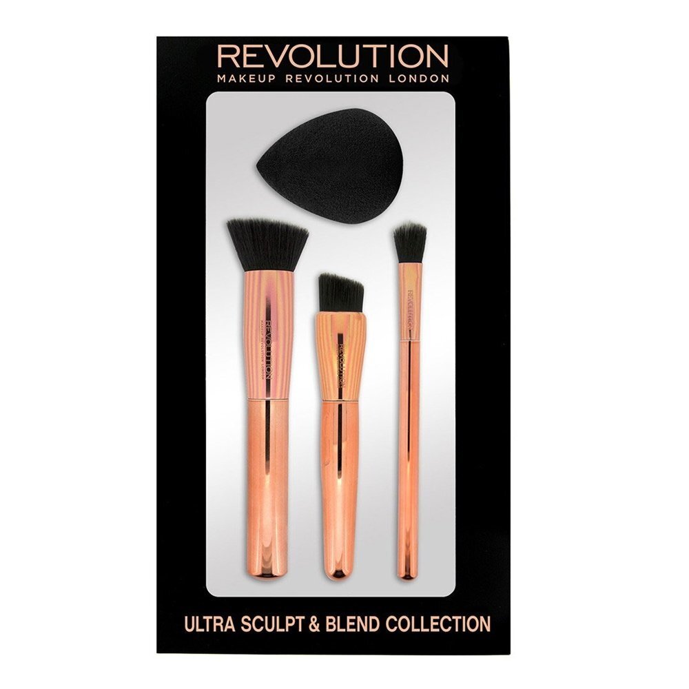 Makeup Revolution London Brushes Ultra Sculpt & Blend Collection dāvanu komplekts sievietēm cena un informācija | Kosmētikas otas, sūkļi | 220.lv