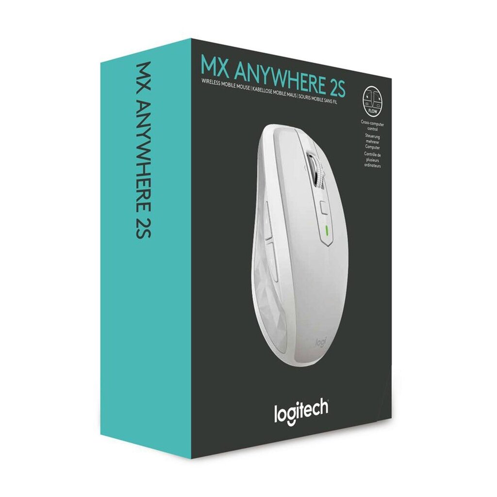 Logitech MX Anywhere 2S balti pelēks цена и информация | Peles | 220.lv