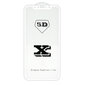 iPhone X / Xs pilna ekrāna aizsargstikliņš Full Glue 5D, balts цена и информация | Ekrāna aizsargstikli | 220.lv