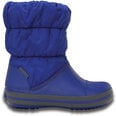 Crocs™ ziemas zābaki Winter Puff Boot Kids, Blue/Light grey