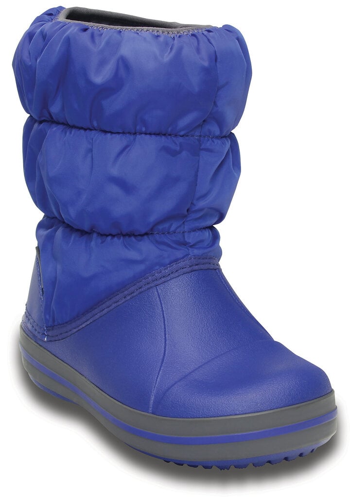 Crocs™ ziemas zābaki Winter Puff Boot Kids, Blue/Light grey cena un informācija | Ziemas zābaki bērniem | 220.lv