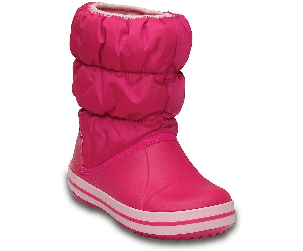 Crocs™ ziemas zābaki Winter Puff Boot Kids, Candy Pink cena un informācija | Ziemas zābaki bērniem | 220.lv