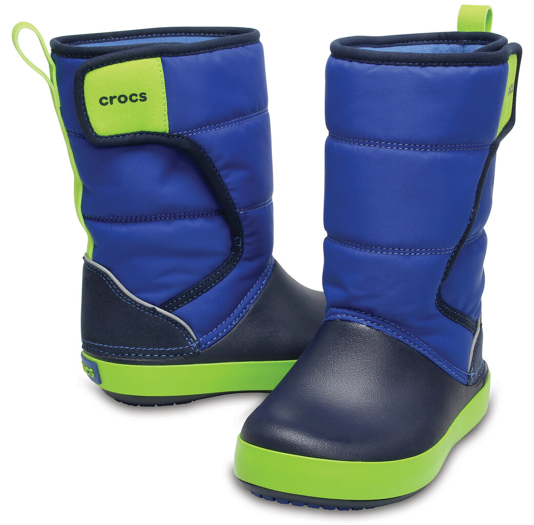 Crocs™ ziemas apavi LodgePoint Snow Boot, K BlJ/Nvy cena un informācija | Ziemas zābaki bērniem | 220.lv