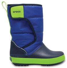 Crocs™ ziemas apavi LodgePoint Snow Boot, K BlJ/Nvy цена и информация | Детская зимняя обувь | 220.lv